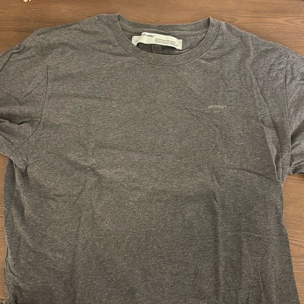 Off white xl gray tshirt